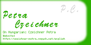 petra czeichner business card